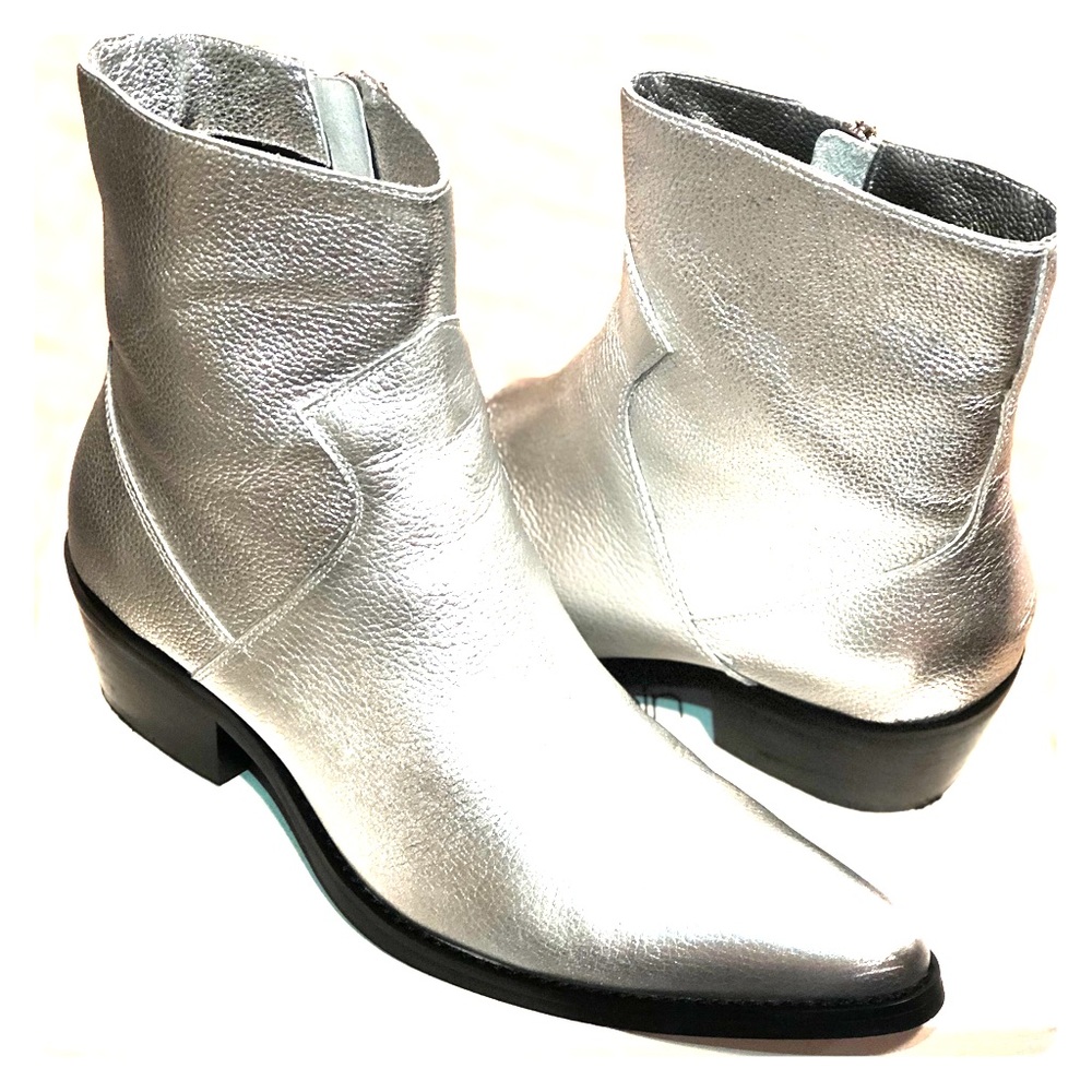 Men’s Calvin Klein silver boot